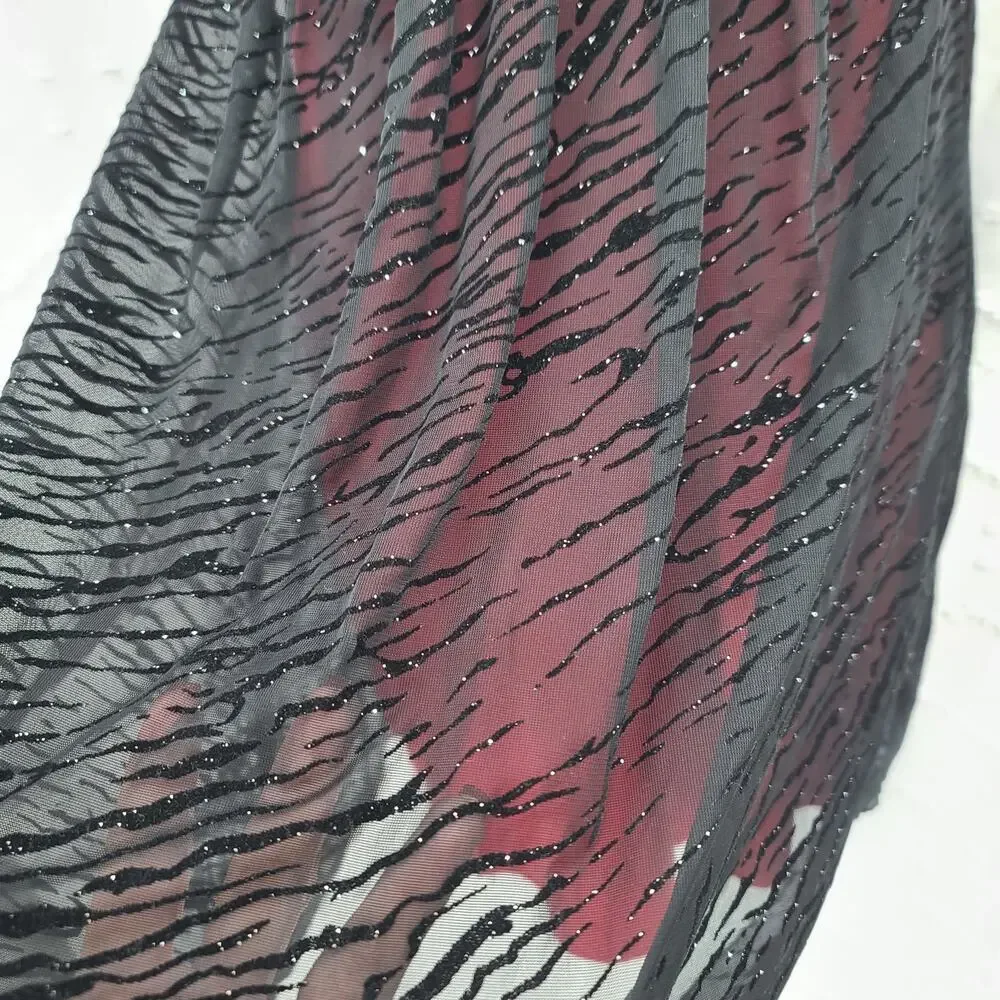 Ruby Rox Vintage Y2K Sparkling Fairy grunge dress SZ Small whimsigoth Party Red - Picture 4 of 12